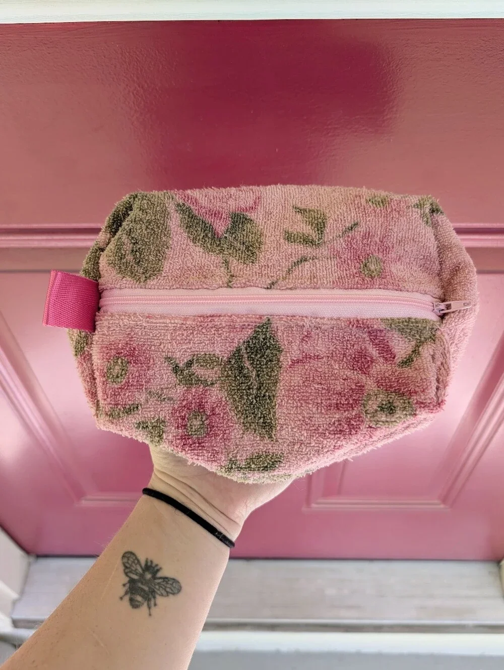 Upcycled Vintage Towel Bag